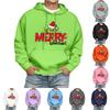 Men's Print Hooded Sweatshirt Long-Sleeve Casual Pullover Hoodie Hooded Sweatshirt