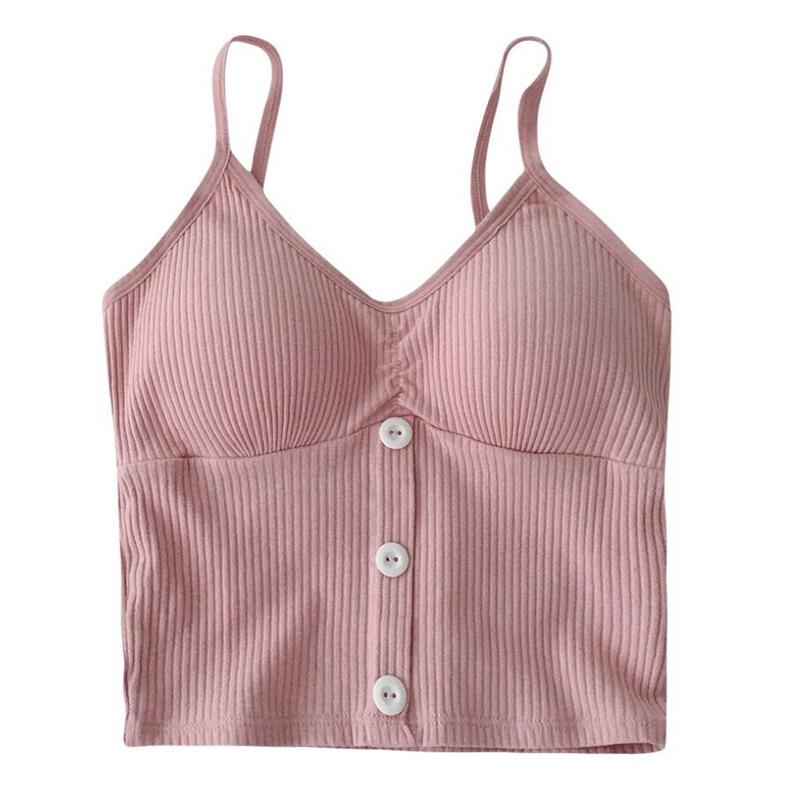 Женский вязаный топ на бретелях, удобный низ, спортивное нижнее белье, однотонный жилет, сексуальный женский вязаный укороченный топ, женский ремень