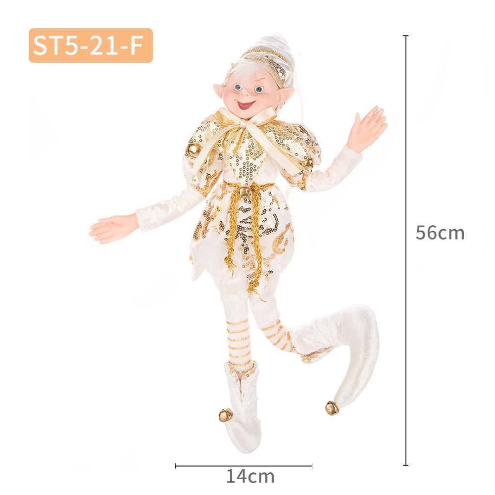 Новая красочная милая рождественская кукла-эльф, подвеска, рождественское украшение, счастливое Рождество, Натальный Новый год, счастливое украшение дома, праздничный подарок