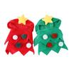 Dogs Christmas Costume Pet Xmas Tree Headwear Cat Apparel Festive Red Green Tree Hat for Dogs Cats Holiday Party Dress-up