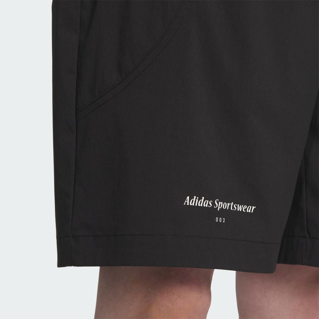 Adidas Спортивные полушорты для отдыха с однотонным логотипом, мужские брюки, черные IP4956