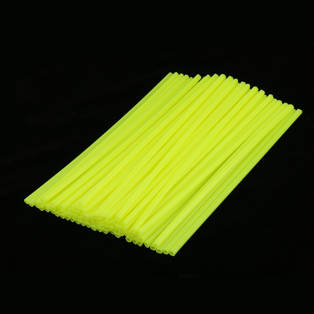 Wheel Spoke Wraps Plastic Black Skin Covers for Motorcycles Pit Bike Modifications Universal for
