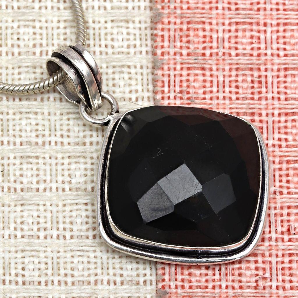 Черный кулон на позвоночнике с драгоценными камнями, ювелирные изделия ручной работы ко Дню святого Валентина, золото