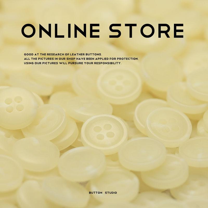 Four-Eye Sleeve Collar Shirt Small Buttons Resin Jewelry Accessories Knitted Cardigan Top Buttons Clothing Accessories