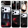 Чехол-бампер для iPhone 17 Air 16 Pro Max 15 Plus 11 13 Mini 14 12 Задняя крышка телефона Бокал для красного вина