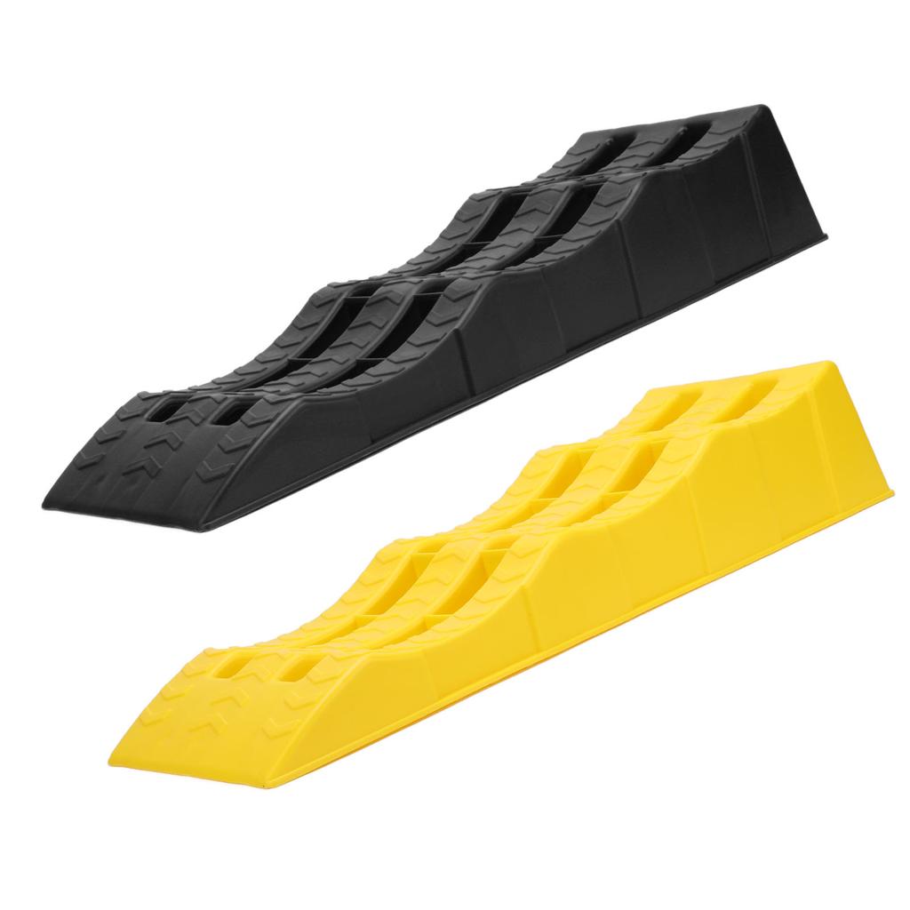 2PCS Automotive Leveling Ramp 7716LBS Capacity 3 Different Height Long Lasting Use for Travel Traile