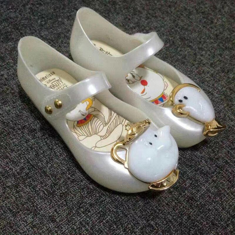 Очаровательные Новые Розовые Детские Сандалии Мини Мелисса для Малышей Размеров США 6-11