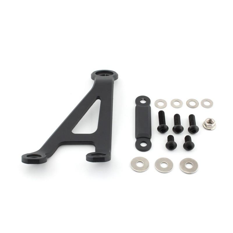 Exhaust Support Bracket Rear Footpeg Mount Kawasaki Z900 ZR900 Motorcycle Aftermarket Upgrade Black