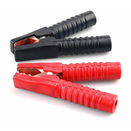 2Pcs Insulated Clip Heavy Duty Anti-corrosive Reliable 200A Car Battery Electric Lead Clip for Caravan