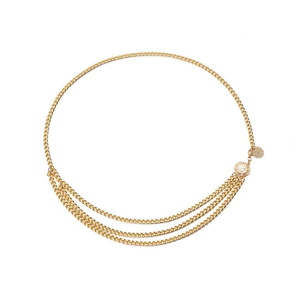 Clothes Decoration Zinc Zinc Alloy Chains Adjustable Aluminum Chain Waist Chain Women Body Chain Metal Belts