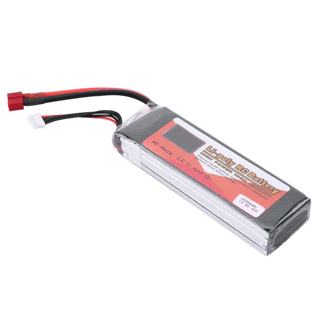 ZOP POWER 3S 14.8V 4500mAh 60C Rechargeable LiPo Battery with T Plug (4500mAh)