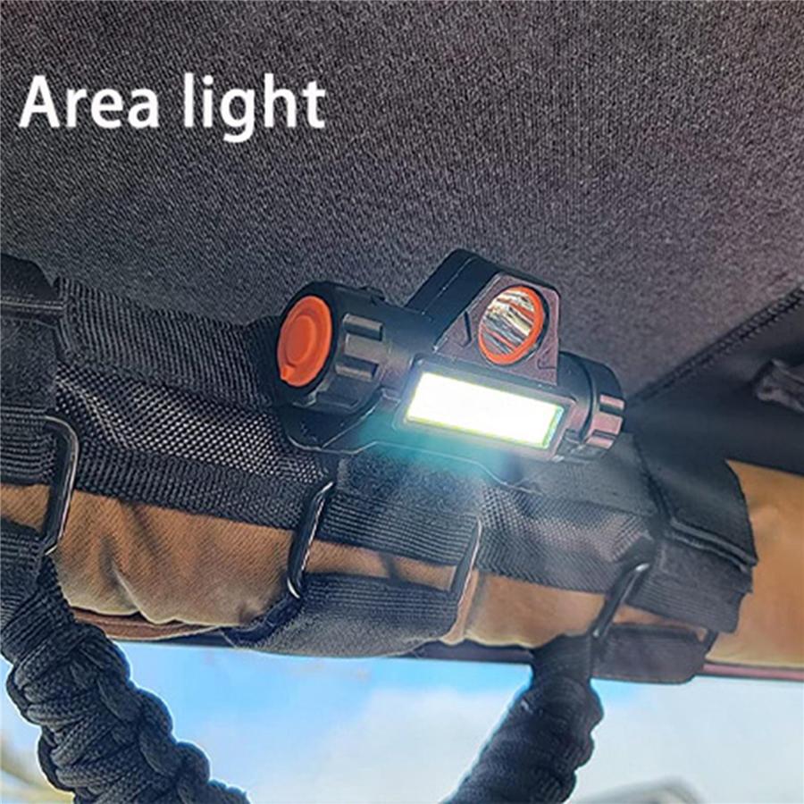 1x Ручки на дугу безопасности с плафоном для Jeep Wrangler YJ TJ JK JL 1945-2021