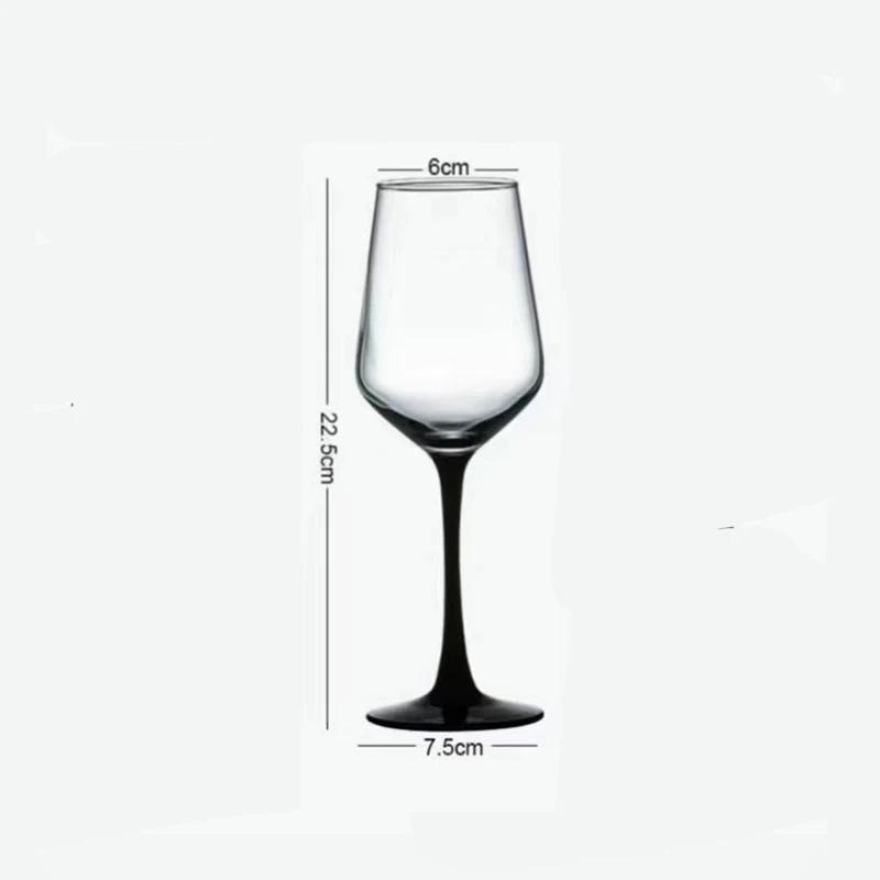 High Quality Colorful Glass Wine Glass Glasses for Champagne Wineglass Whiskey Cup Cups Vintage Drinking Goblet Luxury Set Bar