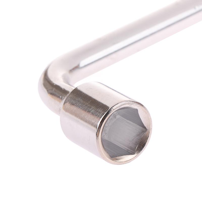 Ключ для крепления колес запасного колеса автомобиля - шестигранная головка типа L, 17/19/21 мм, инструмент для ремонта торцевой головки с прорезью, стандартный ключ для шин