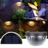 6Pack LED Solar Light Outdoor Wall Lamps Energy Garden Lamps Waterproof Solar Fence Lamp Christmas Decoration Festoon Led Light