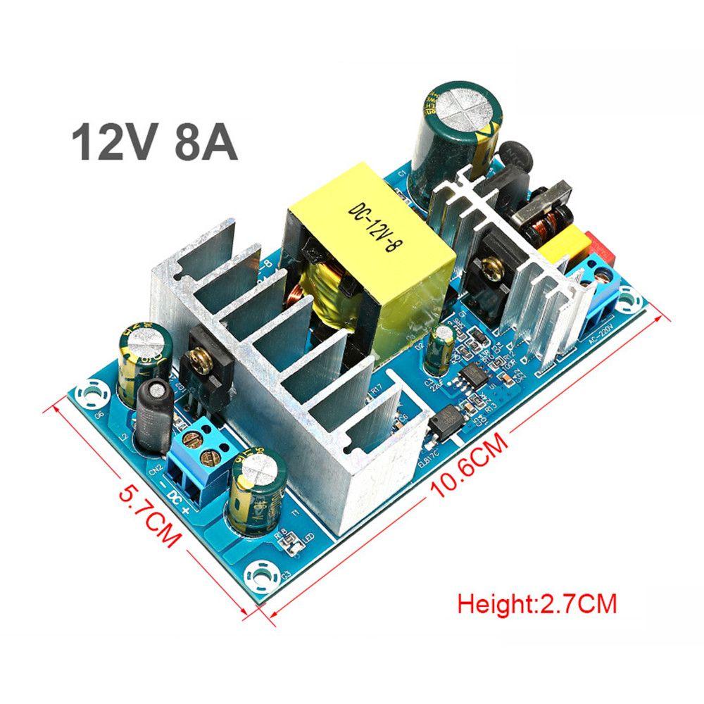 Адаптер питания Модуль понижающий преобразователь переменного тока 100-240 В в постоянный ток 12 В Плата переключателя
