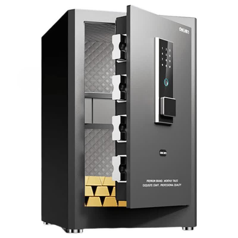 Deli AE66-ZMS Fingerprint Password Security Safe