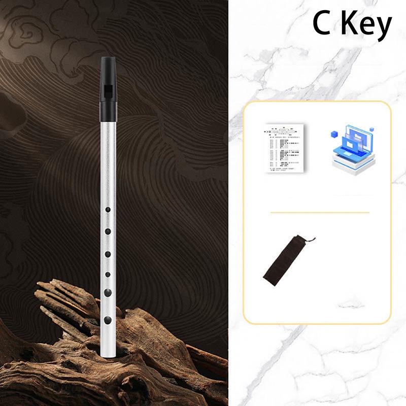 1 шт. подлинная ирландская флейта-свисток C/D ключ оловянный пенни-вистл с 6 отверстиями идеальный традиционный ирландский музыкальный инструмент