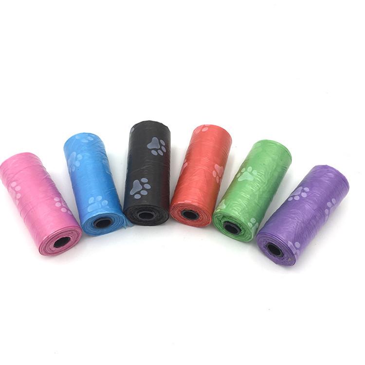 Мешок для собачьих экскрементов с дизайном в виде отпечатка лапы для уборки, утилизации отходов и прогулок