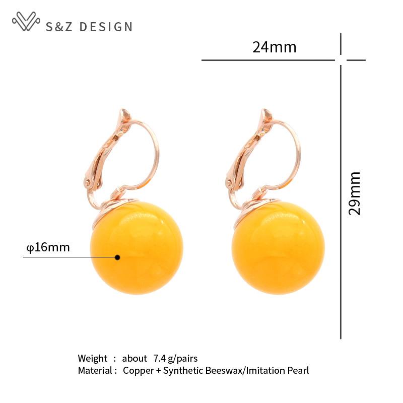 Модные большие круглые серьги-капли с искусственным жемчугом для женщин и девочек, ювелирные изделия для свадебной вечеринки, серьги цвета розового золота