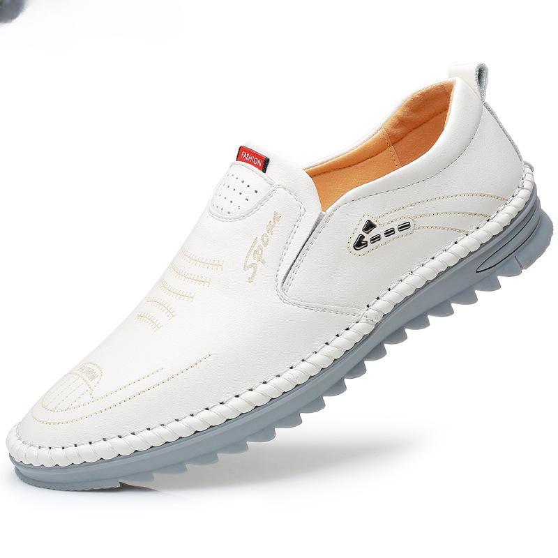 Кожаная повседневная обувь, мужская дизайнерская обувь без шнуровки для мужчин, модные коричневые лоферы, мужские туфли Zapatos De Hombre Chaussure Homme