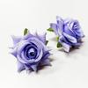 10pcs Pastel Colors Realistic Artificial Rose Heads 3D Elegant Flower Arrangement  for Wedding