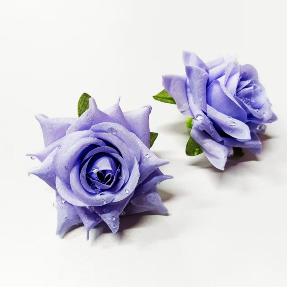 10pcs Pastel Colors Realistic Artificial Rose Heads 3D Elegant Flower Arrangement for Wedding