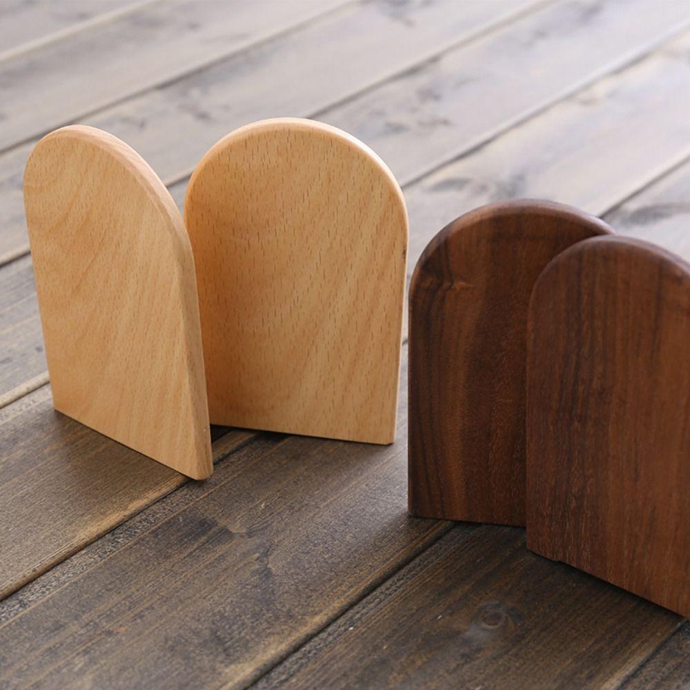 Настольный органайзер Настольная книжная полка Бук Орех Подставка для книг Деревянные книжные упоры Журнал