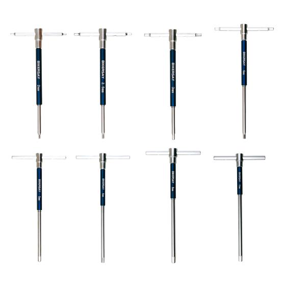 2/2.5/3/4/5/6/8/10 мм Велосипедный Т-образный шестигранный ключ 3-сторонний Т/L-образный со скользящим верхом и вращающейся гильзой Шестигранный ключ Инструменты для ремонта и обслуживания велосипеда