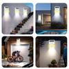 Solar Powered Outdoor Motion Sensor Wall Light IP65 Waterproof Tungsten Wall Lamp With 3 Lighting Modes For House Porch Deck