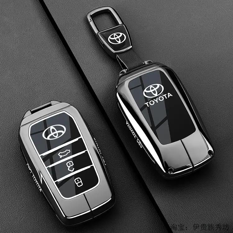 Suitable for 2024 Toyota Camry Key Set 19-24 Special Dual Engine Luxury Edition Car Metal Buckle Case for Men