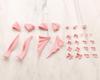 Kotobukiya MSG Modeling Support Goods Dress Up Parts Cute Ribbon Set Общая длина приблизительно. Пластиковая модель размером 100 мм, не масштабированная