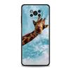 Чехол для телефона для Xiaomi Poco X6 X5 X4 Pro 5G X3 NFC F5 F4 M5 M4 M3 F3 GT C51 C50 C55 Мягкий силиконовый Черный чехол жираф