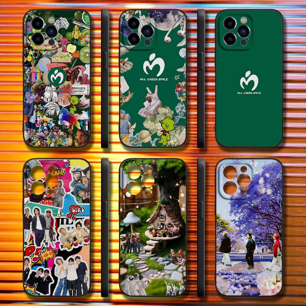 MGA M-Mrs GREEN APPLE Сиреневый Для iPhone 17,16,15,14,13,12,11,Air,X,XR,Pro,Max,Plus ТПУ Мягкий Гипоаллергенный Чехол
