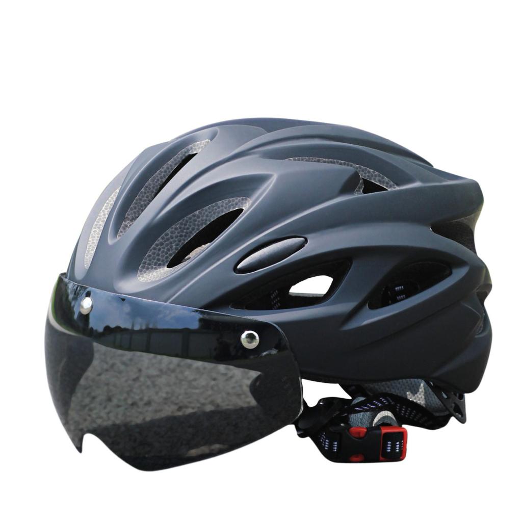 Unisex Mountain Bike Helmet with Goggles
