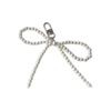 Fashionable Beaded Bowknot Phone Chain Stylish Keychain Pendant Bag Decoration Elegant Pendant for Backpack Purse Bag