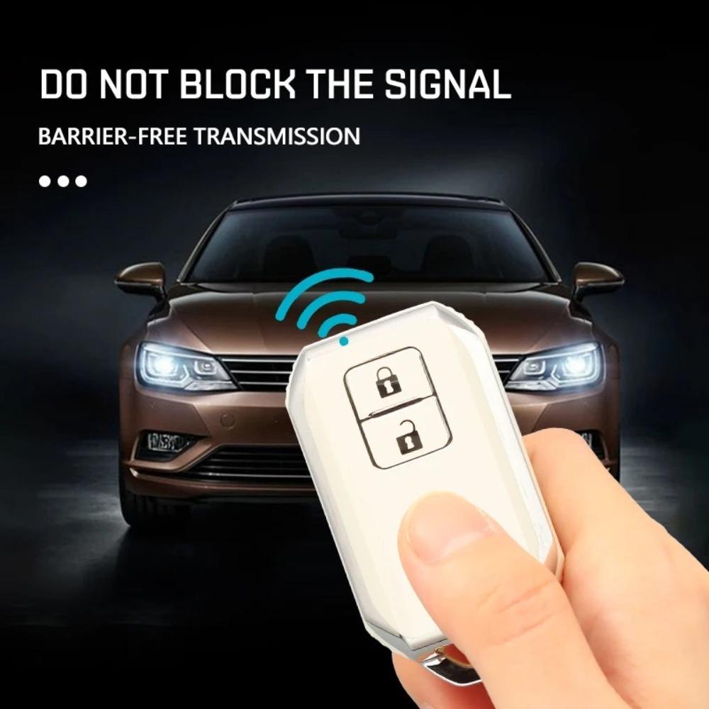 Fashion TPU Car Remote Key Case Cover Shell for Suzuki Ertiga Swift Wagon R 2 Button Protected Holder Keyless Fob Accessories
