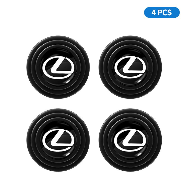 1/2/4Pcs Car Door Anti-Collision Silicone Pads For Lexus F SPORT IS250 IS200 CT200h GS300 LS430 RX450h LX570 IS300 Accessories
