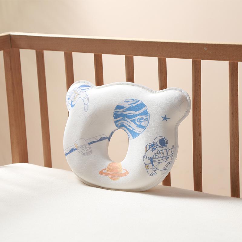 Подушка для формирования головы из пеноматериала с эффектом памяти для новорожденных (0-12 месяцев) - Всесезонное использование