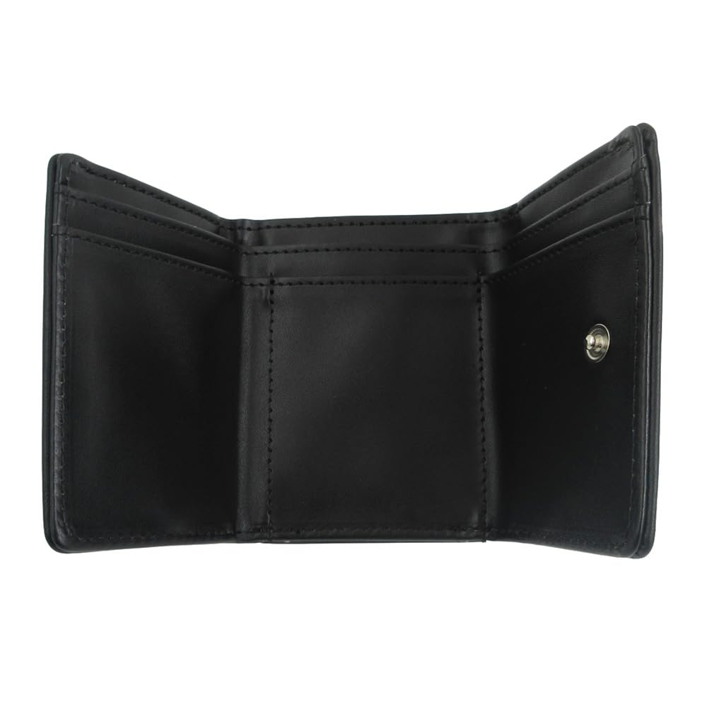 Бумажник Снупи 75-й Черный Тройного сложения