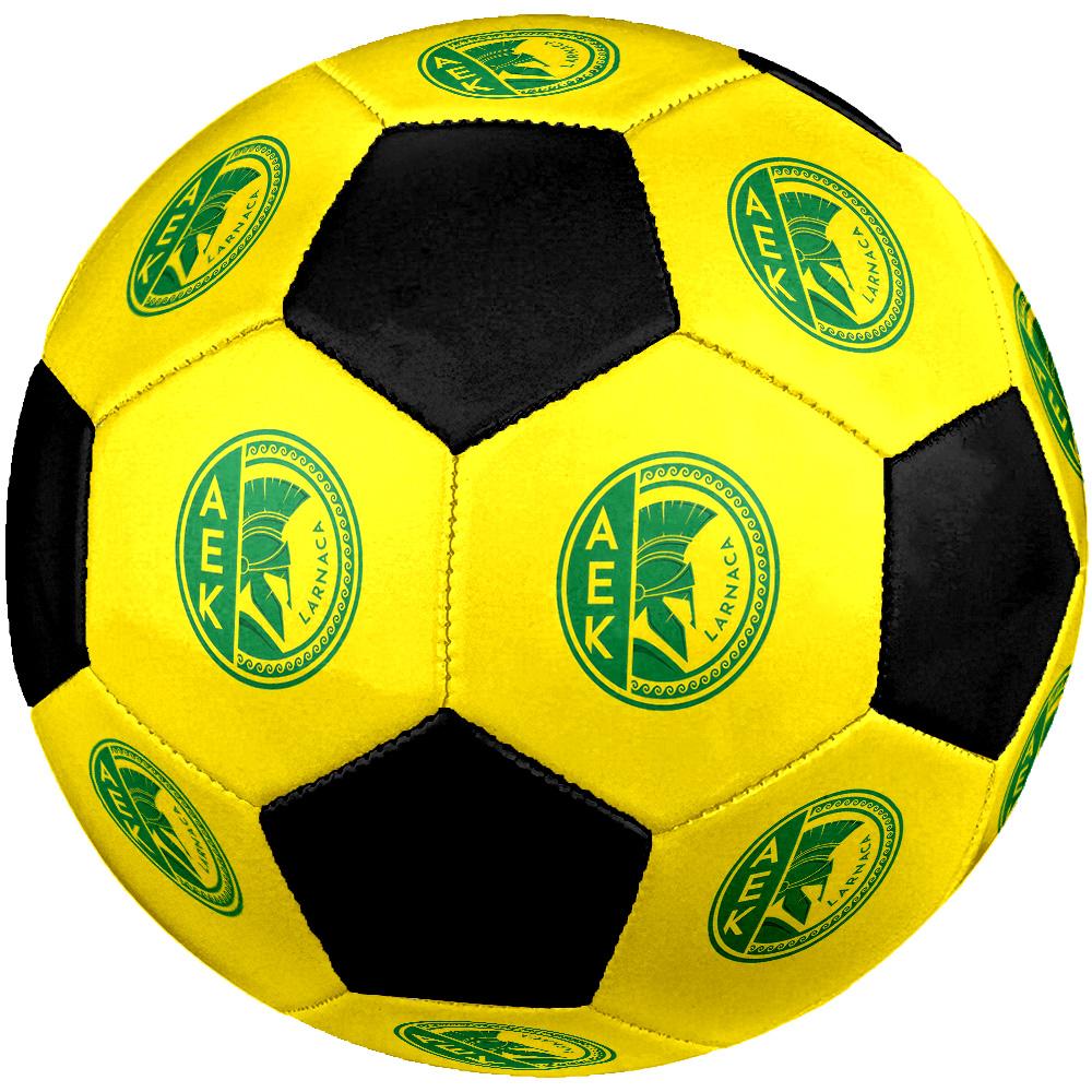 AEK Larnaca Soccer Ball Colorful All Ages Machine Stitched PVC Competition Ready Durable High-Bounce.SIZE5
