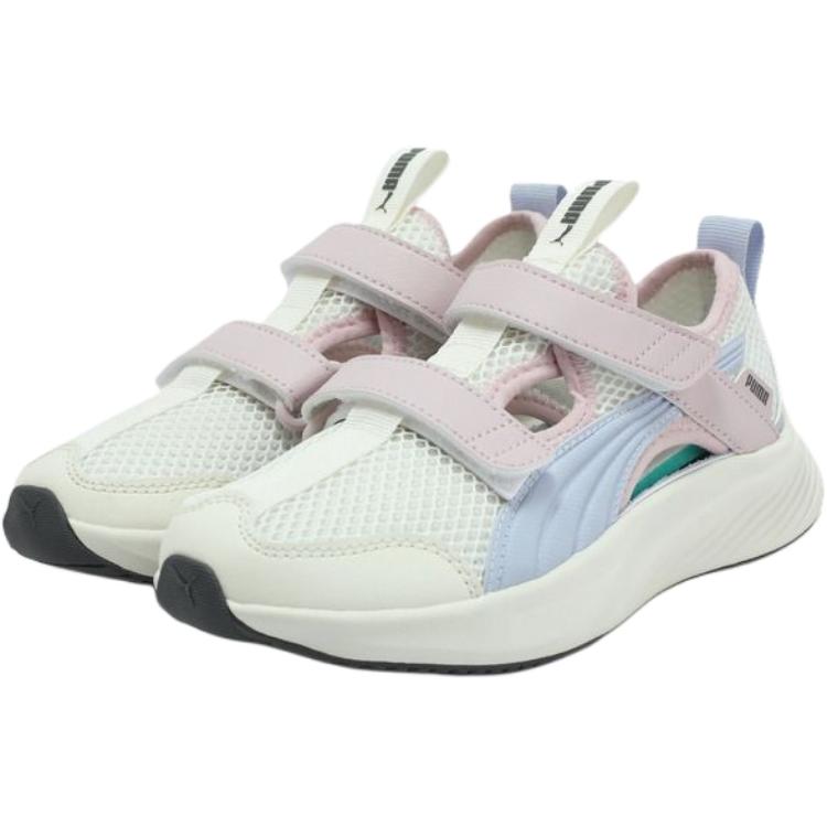 Puma Pounce Lite Тканевые Ct Сандалии Ps Удобные Прочные Низкие Сандалии Детские Сандалии Белый Синий Красный 404324-03