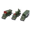 3 Pack 1:50 Diecast Military Toy Vehicles Alloy Metal Army Toys Model for Kids Boys ToddlersPull