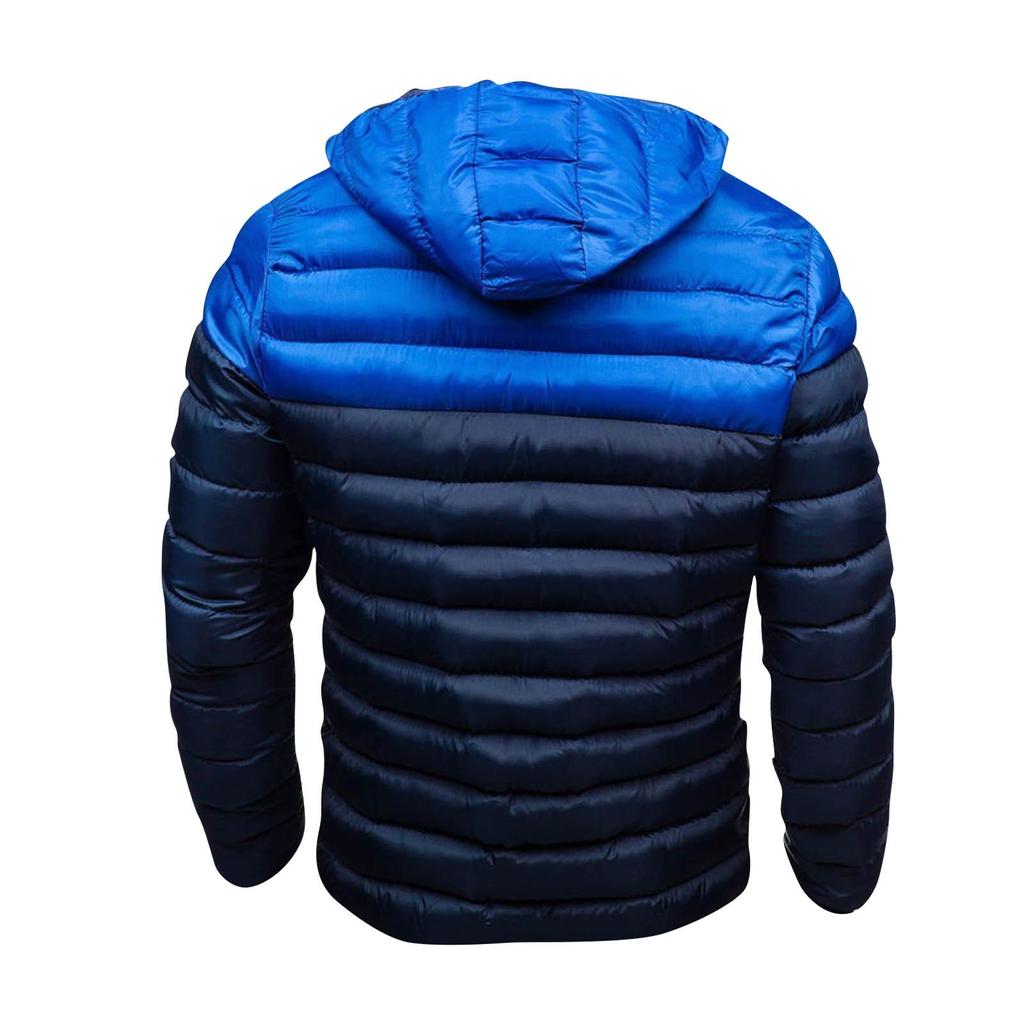 European And American Winter Men's Thick Cotton Padded Clothes Casual Hat Coat Cotton Padded Jacket