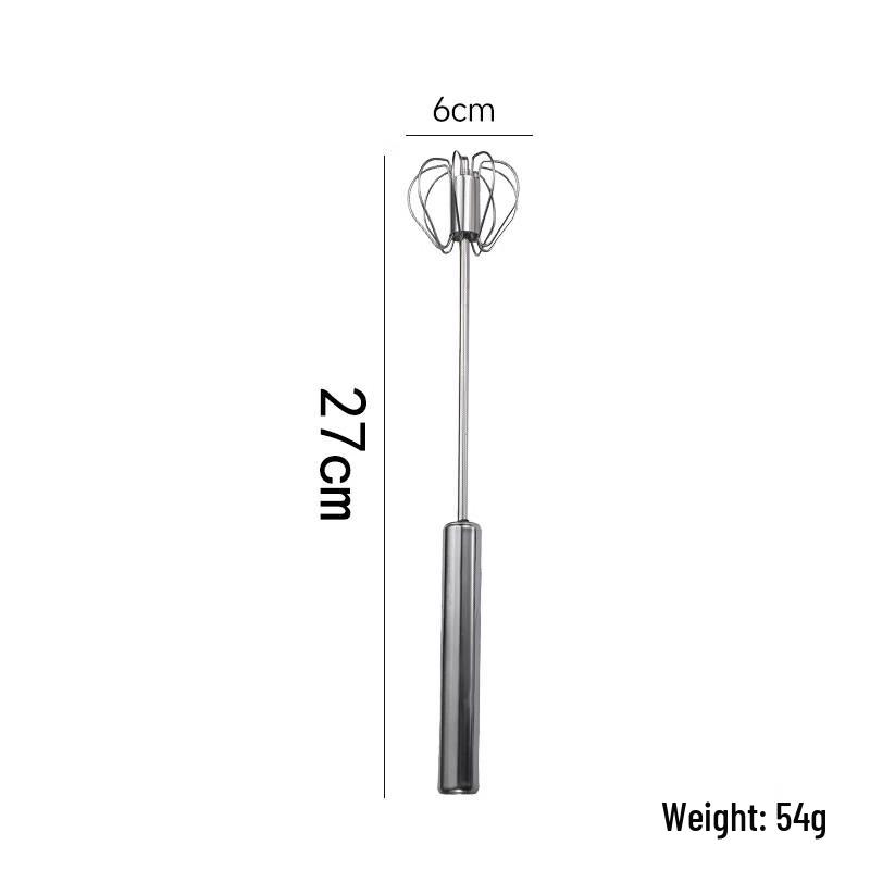UTO Stainless Steel Semi-Automatic Whisk