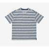 Детская игровая джинсовая футболка с коротким рукавом и полоской 30-х годов B1 Nk9ef2503u Ac