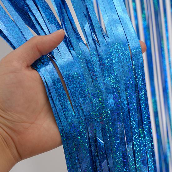 3 шт. Дождь Занавес 1 х 2,5 м Блестящий Набор Задника из Фольгированной Бахромы Кисточки Фон Занавески Свадьбы Реквизит для Фотобудки Украшение для Вечеринки