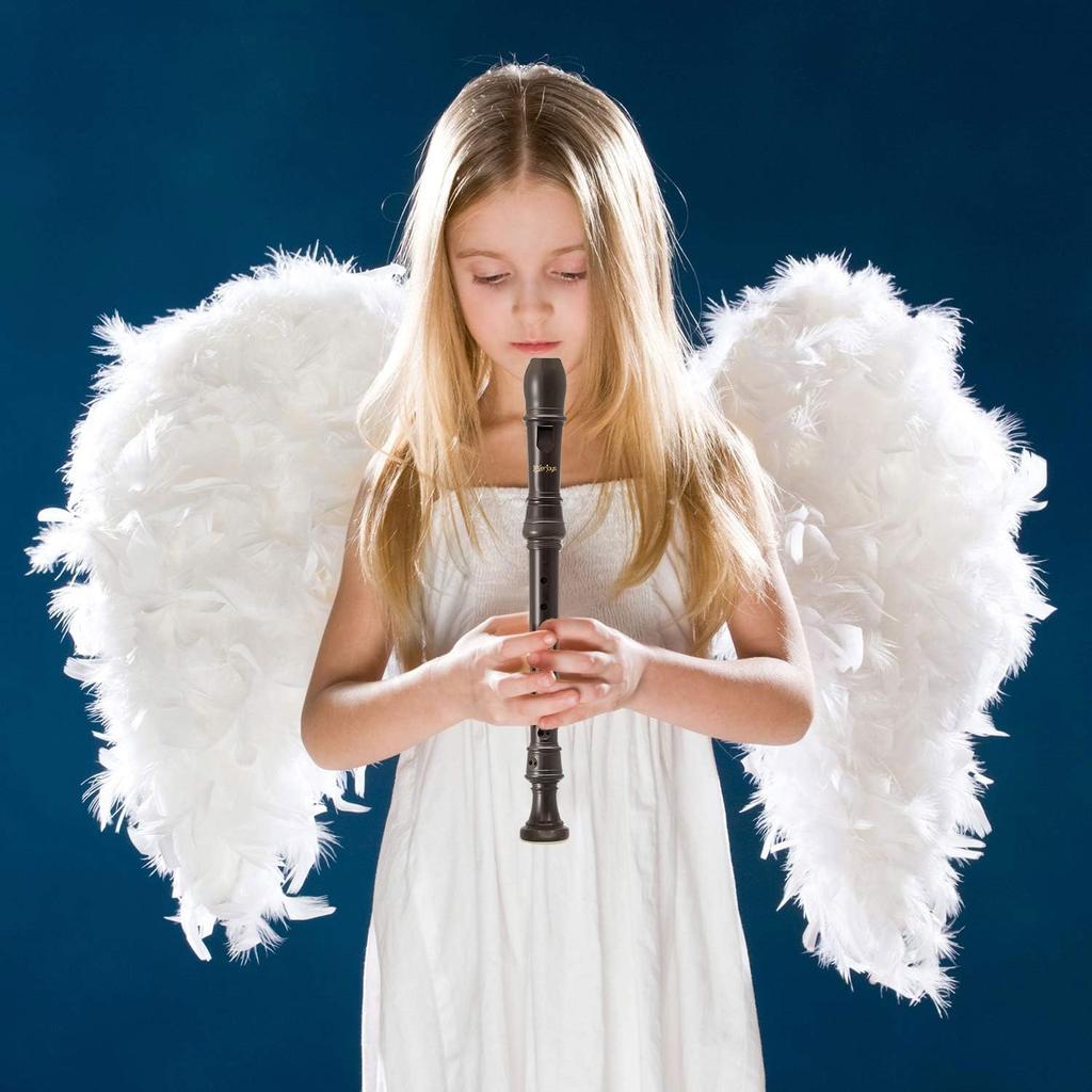 Сопрановая блок-флейта из ABS немецкая C разборный набор поставляется с чисткой аппликатура кожаное хранение легко для начинающих смола, стиль, тональность, 8-отверстий