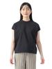 Beams Heart TEE High Neck French Pullover Black One Size S/S Women's