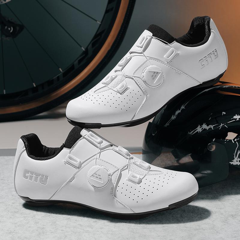 New Road Bike Riding Shoes Men's Mountain Bike Bike Bike Shoe Lock Competition Road Bike Lock Shoe Set Women's Cycling Shoes